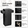 Beauty Salon Storage Cabinet Locking Barber Styling Equipment Station