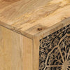 Solid Wood TV Stand/Media Unit 80x31x46 - Retro Style Cabinet with W1E6