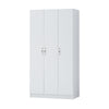 Wardrobe 3 Door Storage Shelves Hanging rail Bedroom Modern Furniture