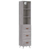 Tidyard Kitchen Storage Cupboard Freestanding Tall Bookcase Cabinet Wooden S3T1