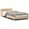Bed Frame with Headboard 90x190 Solid Wood Pine F2W4