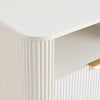 Dusk Hattie Warm White 1 Drawer Nightstand RRP £599