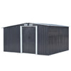 Large 10x8ft Outdoor Log Firewood Storage Shed Garden Tools Container Galvanized