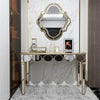 Mirrored Console Table Glass Dressing Table Bedroom Bevelled Venetian Furniture
