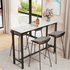 Extra Long Kitchen Bar Table Rectangular Coffee Table Metal Marble Console Table