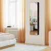Lockable LED Mirror Jewelry Armoire Wall Mounted/Over Door Jewelry Organizer