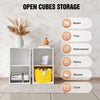 White Storage Cube 2-5 Shelf Bookcase Wooden Display Unit Organiser Furniture