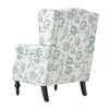 Upholstered Wing Back Fabric Armchair Lounge Sofa Fireside Tub Chair Living Room