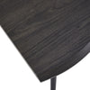 Dining Table Metal Legs Kichen Home Indoor Furniture Morden Brown Space Art New
