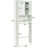 Freestanding Above the Toilet Rack Bathroom Organizer w/ 2 Doors