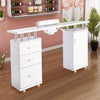 Professional Manicure Table Technician Nail Art Beauty Salon Bar Station Desk UK