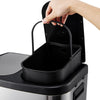 Kitchen Rubbish Recycling Pedal Bin 20l 30L 2 Waste Compartment Hands-Free