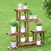 4/6 Tier Flower Plant Stand Pot Shelf Display Tabletop Ladder Garden Rack