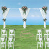 Wedding Arch Backdrop Stand Adjustable Flower Curtain Drape Support DIY