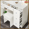 New LED Mirror Dressing Table Vanity Set with Stool Storage Cabinet Drawer Shelf