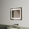 Illuminated LED Bathroom Mirror with Shaver Socket Demister Touch Sensor Lights