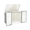 Large Garden Lockable Storage Bike Tool Sheds Box Outdoor Garbage Bin Shed XL