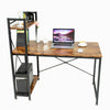 PC Table Study Computer Desk Unit Home Office Workstation Corner Shelve 4 Tier