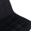 2/4/6x Dining Chairs Velvet Padded Chairs w/ Backrest for Lounge Kitchen Counter