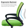 Mesh Office Chair Computer Cushioned Home Swivel Leather Small Adjustable Chairs