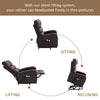 PU Leather Cinema Armchair Sofa Electric Power Lift Riser Massage Recliner Chair