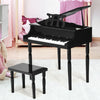 Kids Piano Keyboard Toy 30-Key Children Musical Piano Toy w/ Stool & Music Stand