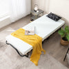 Portable Metal Bed Frame Folding Bed with Memory Foam Mattress