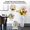 Shiny Tall Floor Vase Sparkly Crushed Diamond Glitter Flower Pot Floor Vase Deco