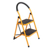 Folding 2 Step Ladder Safety Non Slip Mat Tread Small Stool Ladders Kitchen Home