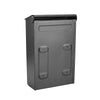 Lockable Metal Secure Mailbox Letter Post Box Wall Hanging Garden Gate Ornament