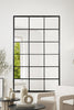 Extra Large Black Window Leaner - Wall Mirror 79" X 47" 200 x 120cm MirrorOutlet