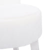 Dressing Table Stool Bedroom Plush Shaggy Low Back Makeup Vanity Chair