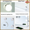 Hollywood 17 LED Vanity Makeup Mirror 3 Color Lighting Dressing Table Mirror+USB