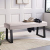 Button Tufted Upholstered Bench Lounge Chair Footstool Hallway Stool Window Seat