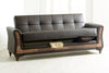 Best 3 Seater Ottoman Storage Sofa Bed Modern Luxury Bedroom - UK Made