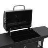 XL Outdoor Smoker Barbecue Charcoal BBQ Grill Portable Garden BBQ Grill Trolley