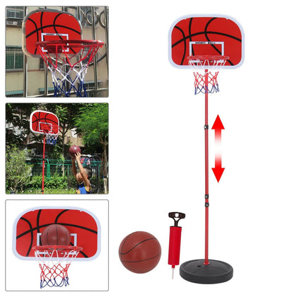 2m Children Basketball Hoop Net Backboard Stand Set Adjustable Free Standing