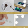 17 LED Hollywood Vanity Makeup Mirror Lighted Touch Screen Light Up 80x60cm Gold