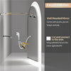 Arched Bathroom Mirror Backlit Frameless Lighted Wall Mirror w/ Temperature&Time