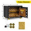 Digital Security Safe Box Electronic Money Cash Jewelry Deposit Case with Keys