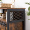 Vintage Industrial Sideboard Rustic Drinks Cabinet with Shelf Side Storage Unit