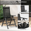 Patio Folding Chairs Lightweight Outdoor Dining Chairs Reclining Chair