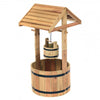 NEW! Garden Wooden Wishing Well Flower Planter Ornamental Plant Pot