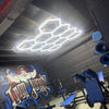 14X Hexagon LED Lighting Detailing Garage Workshop Retail Car Showroom Custom