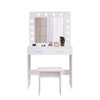 Vanity Dressing Table Stool Set Makeup Mirror/Drawers/Dimmabl 3 Colors LED Light
