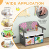3-in-1 Kids Convertible Activity Bench Kids Table Chair Set Toddlers Toy Storage