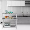 Stainless Steel Commercial Catering Table Work Bench Food Prep Kitchen Shelf UK