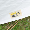 Curved Bell Tent Awning – 350gsm 100% Cotton Canvas – White