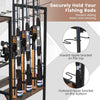 Fishing Equipment Organizer Fishing Rod Holder Gear Organizer on wheels