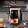 LCD DIGITAL AIR FRYER COOKER OVENS LOW FAT HEALTHY OIL FREE FRYING KITCHEN 6L AT